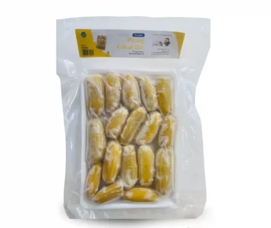 Frozen steam banana/ Pisang Kukus Lilin 500g